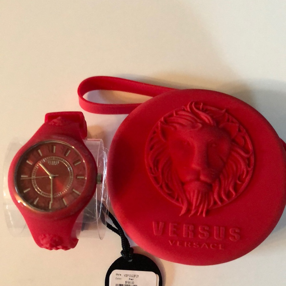 Versus Versace Silicone-Strap Watch